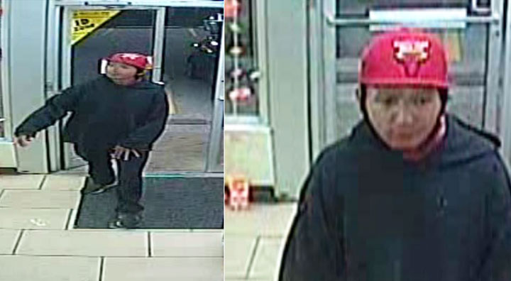 Saskatoon police release surveillance photos from a violent robbery at a convenience store on July 16, 2019.