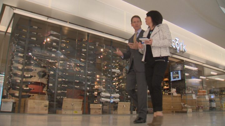 Oxford Properties shows Global News around its re-developed site