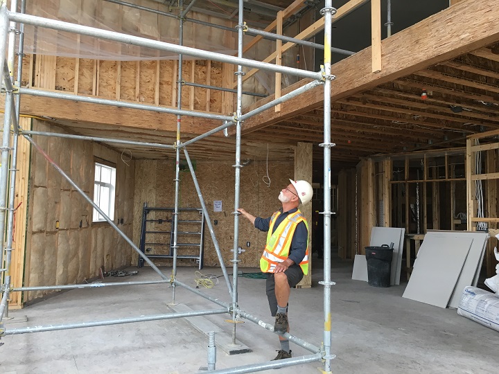 Water’s Edge resident and strata president George Mapson lost his unit in the fire.