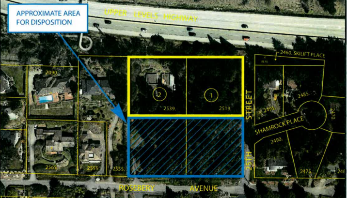 The District of West Vancouver’s proposal to divide the bequeathed lands, as submitted to the B.C. Supreme Court in 2017.