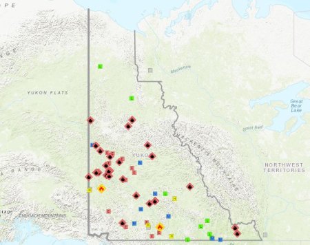 Multiple Yukon wildfires continue to spread, leading to air quality ...