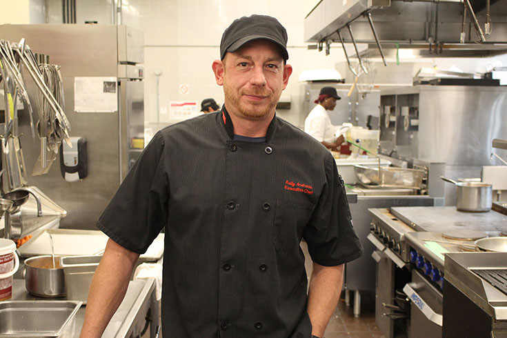 Diversity Food Services’ Executive Chef, Kelly Andreas. 