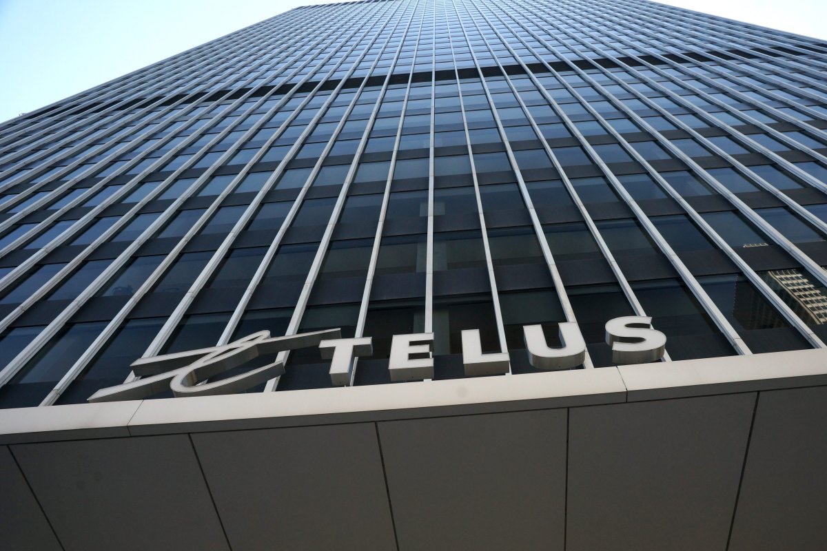 Telus offices in Montreal, Que., May 29, 2018. 