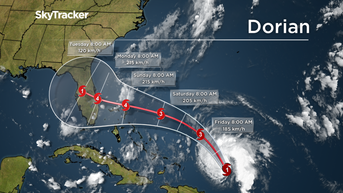 Trump cancels Poland visit as hurricane Dorian poses increasing threat to Florida over Labour Day weekend - image