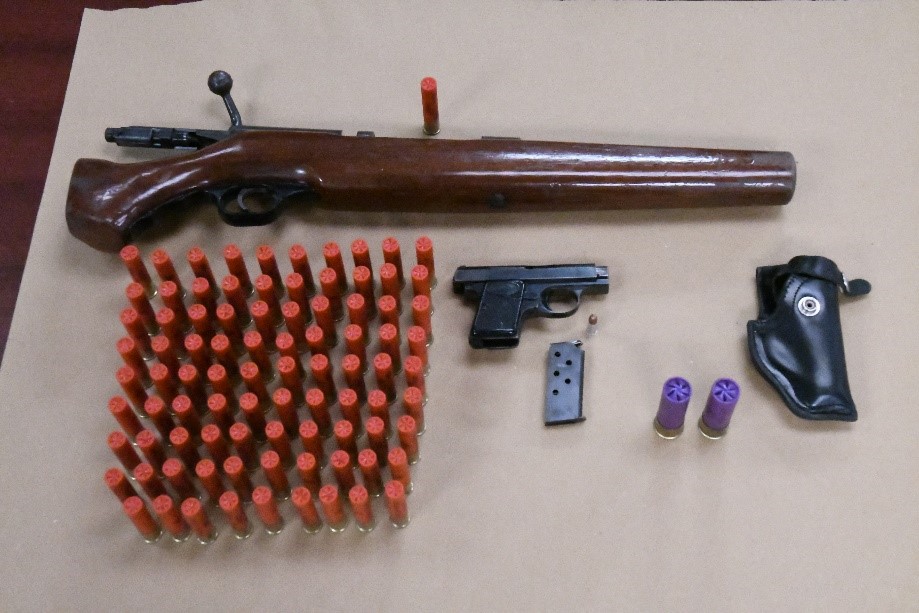 Items police say they seized from a home on Brunswick Crescent in London on Aug. 29, 2019.