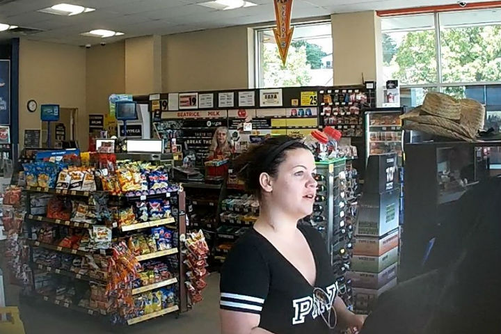 Police are looking to identify a suspect following a reported theft at a variety store in Bracebridge in June,.