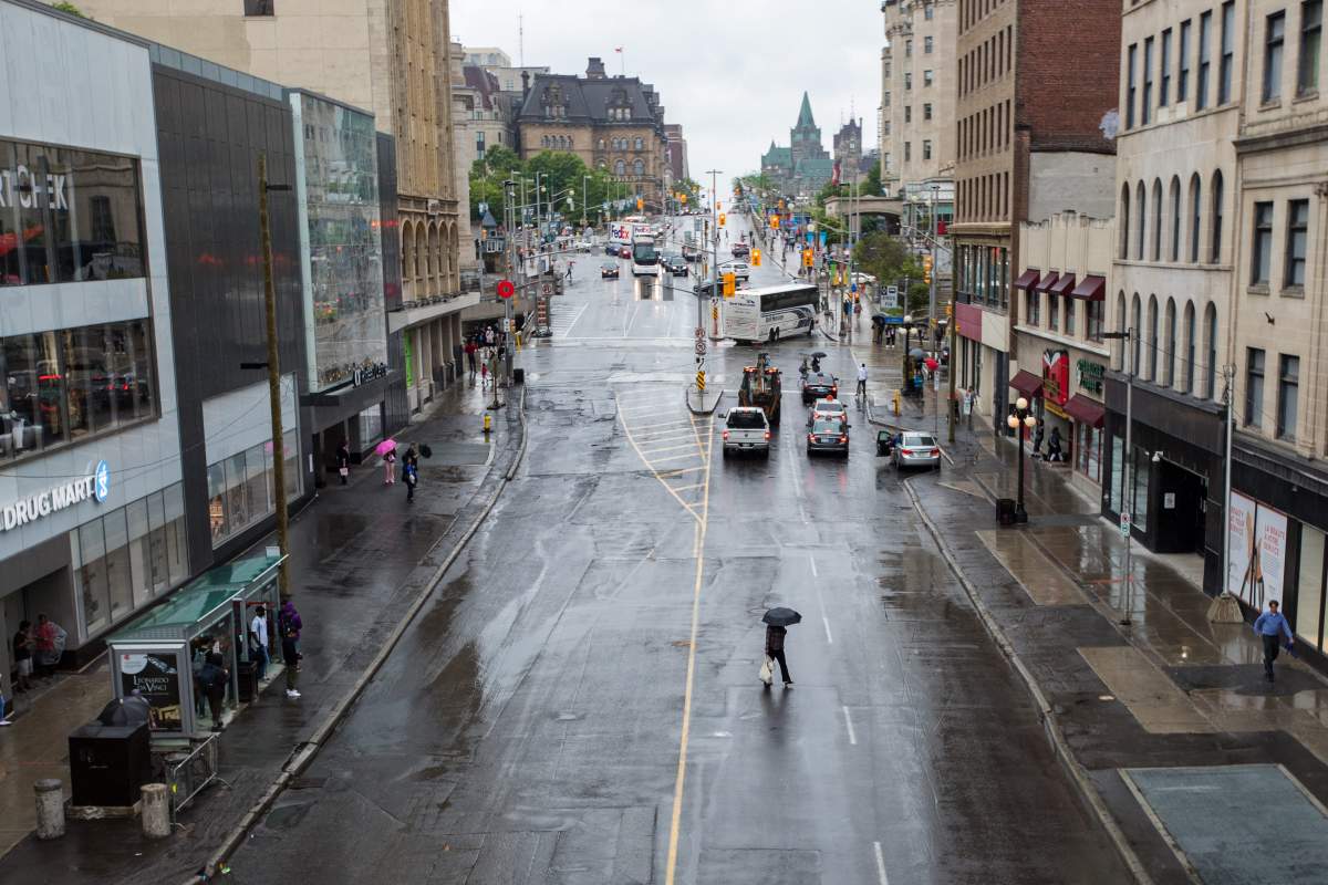 General view of Rideau Street in downtown Ottawa on Thursday, June 20, 2019.