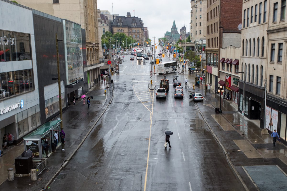 General view of Rideau Street in downtown Ottawa on Thursday, June 20, 2019.