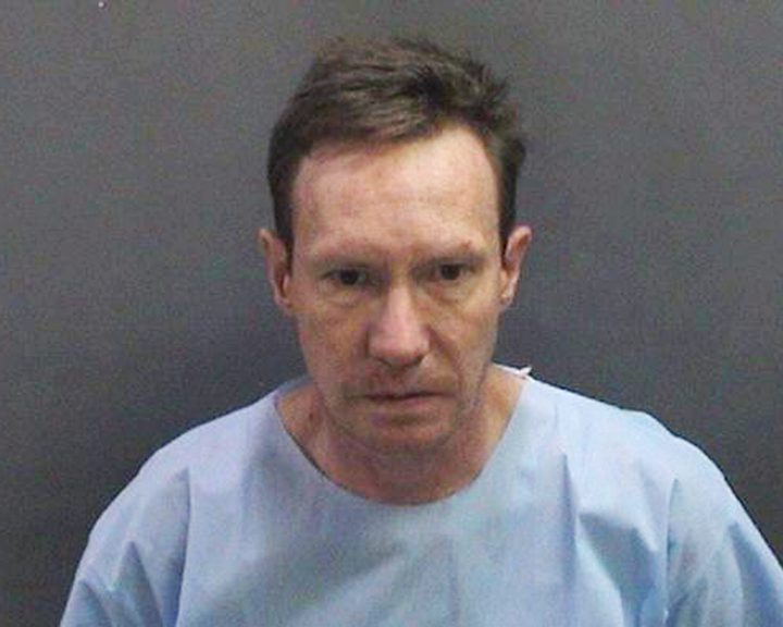This undated booking photo provided by the Newport Beach, Calif., Police Department shows Peter Chadwick. 