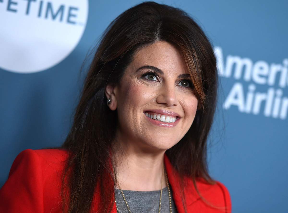 Monica Lewinsky arrives at the Hollywood Reporter’s Women in Entertainment breakfast at Milk Studios in Los Angeles, Calif., on Dec. 5, 2018.