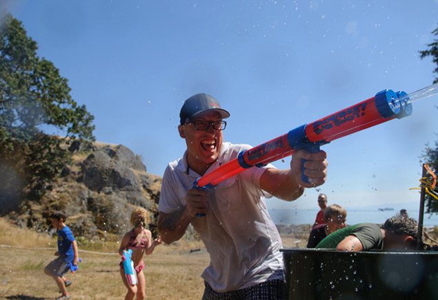 Water Gun Wars at Fort Rodd Hill - image
