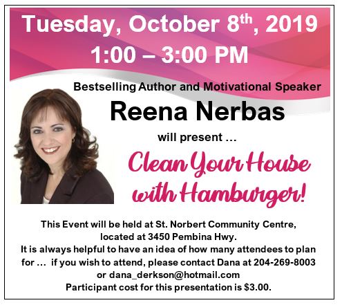 Clean Your House with Hamburger – presented by Reena Nerbas - image