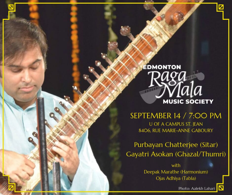 Edmonton Raga-Mala Music Society presents Sitar Maestro Purbayan Chatterjee - image