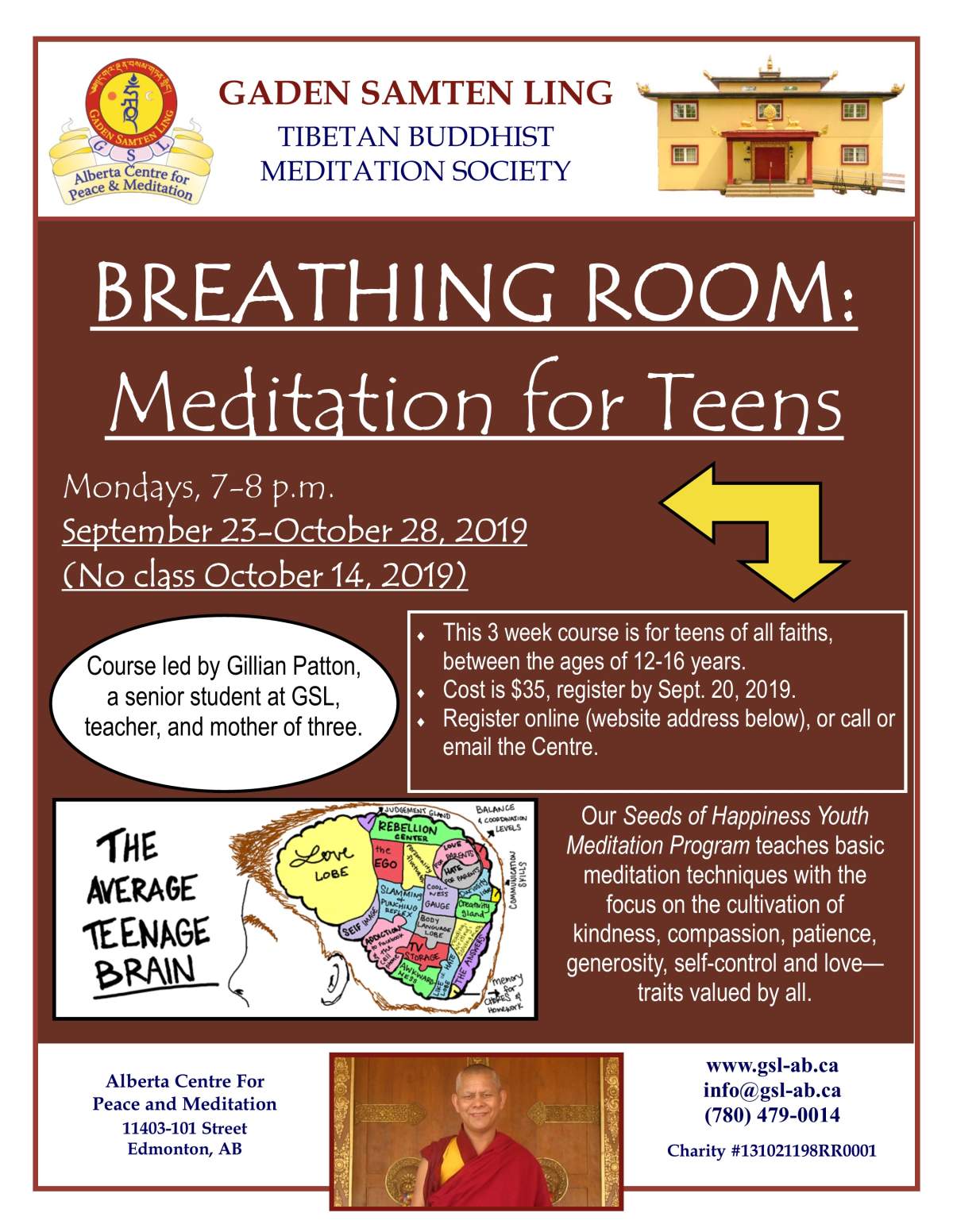 Breathing Room: Meditation for Teens (ages 12-16 years) - image