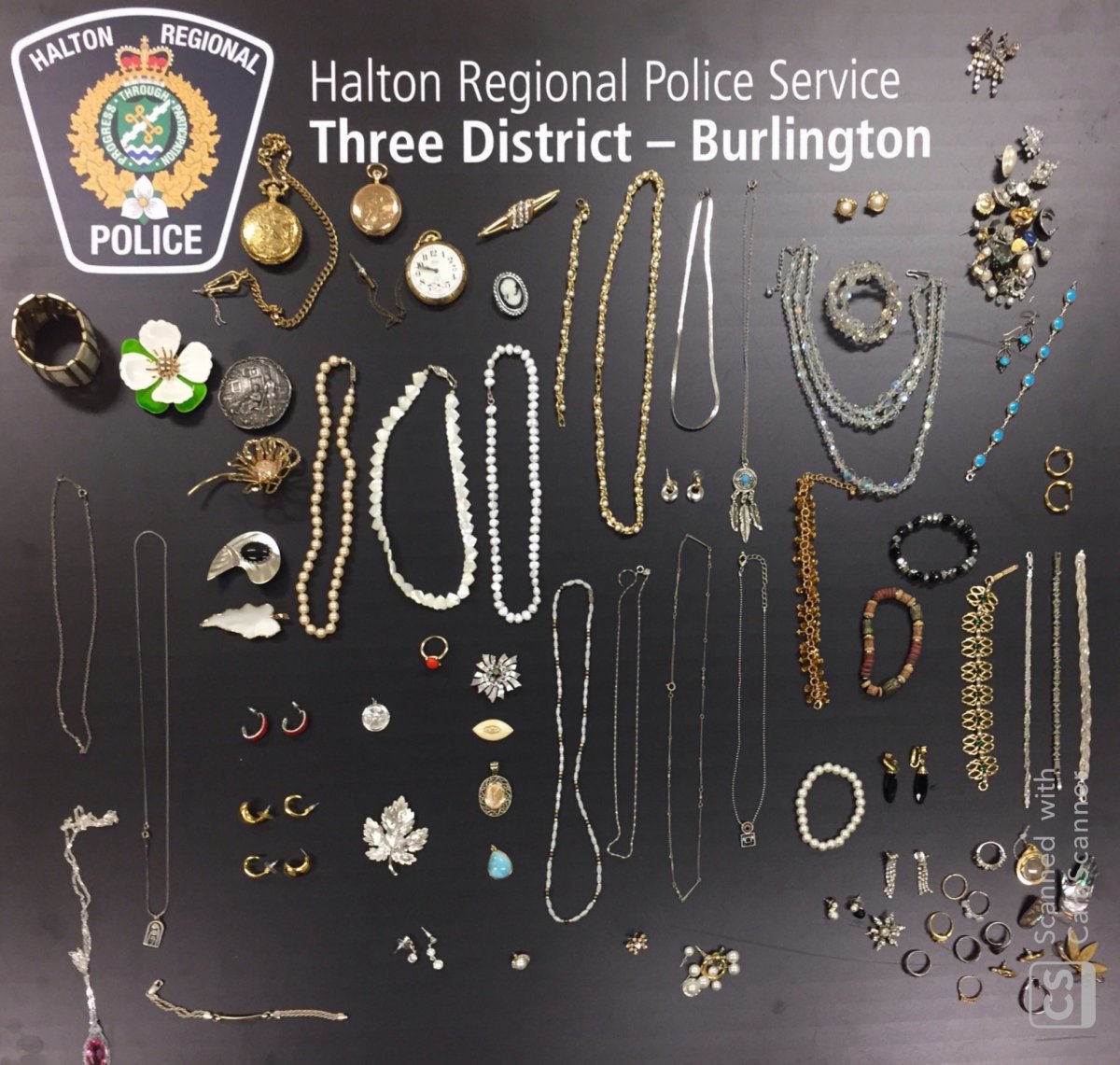Halton Regional Police have returned the majority of a collection of stolen jewelry with its rightful owner.