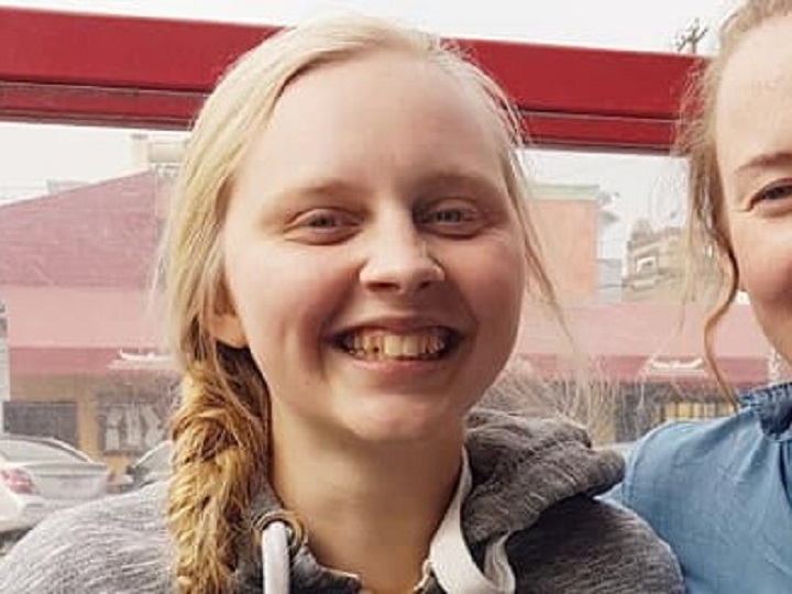 Anonby was last seen leaving Vernon in her Yellow Volkswagen Beetle.