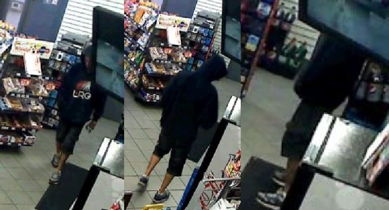 Police have released surveillance images of the suspect.