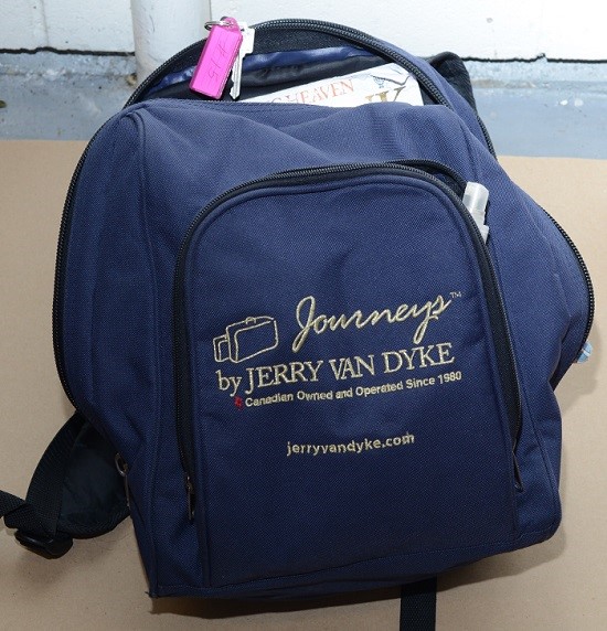 RCMP on Vancouver Island are looking for the owner of this bag in connection with a homicide in Metchosin in July.