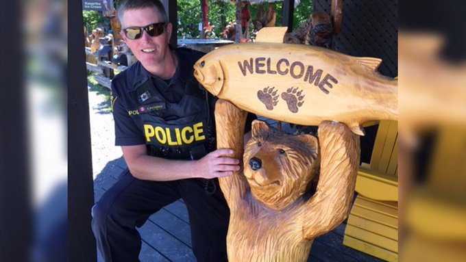 "Store owner was ecstatic," OPP tweeted.