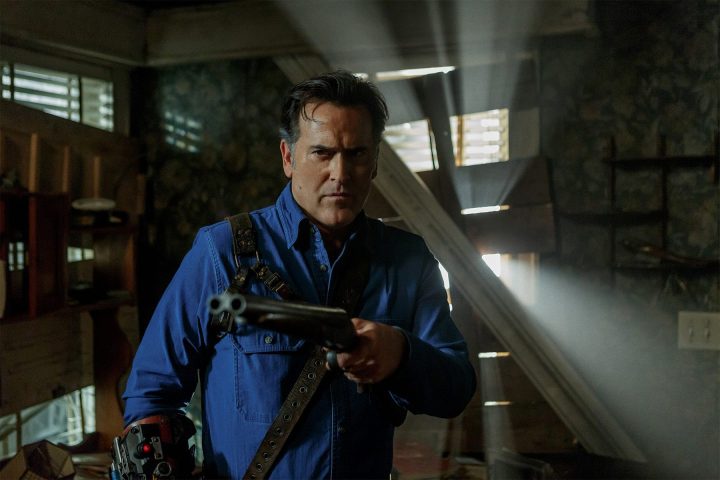 Bruce Campbell is shown in this still image from ‘Ash vs. Evil Dead.’