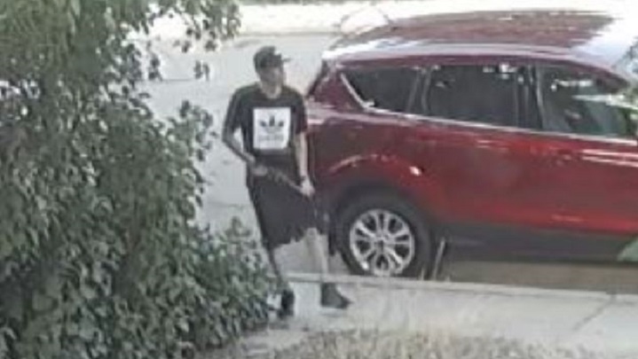 Regina police are searching for a man who reportedly shot at two pedestrians on Monday night.