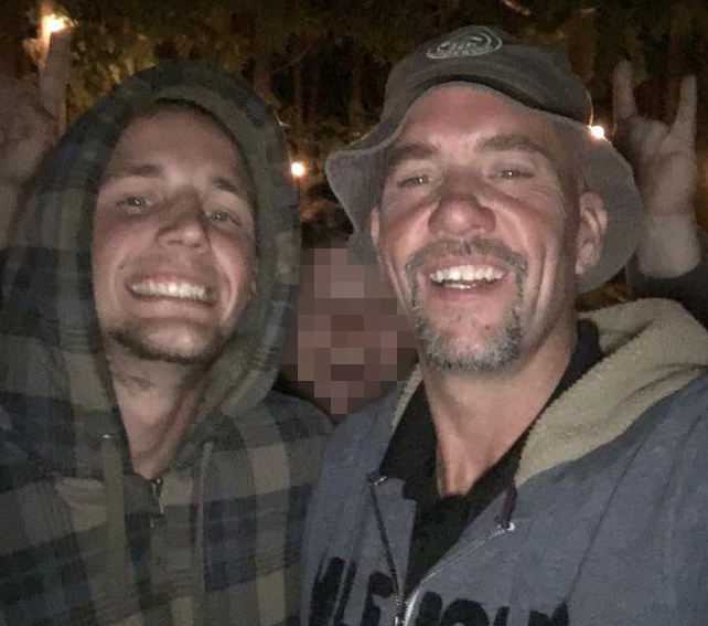 Samuel Waters, 22, and Chad Rue-Waters, 45, in an undated photo.