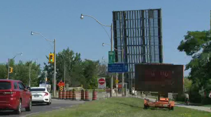 Cherry Street Bridge remains in an upright position after TTC officials reported that it was  malfunctioning on Thursday.