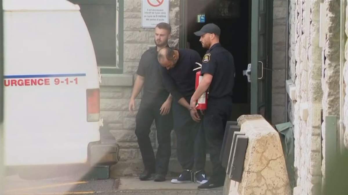 Frej Haj Messaoud has been accused of setting fire to his ex-wife in Quebec City.