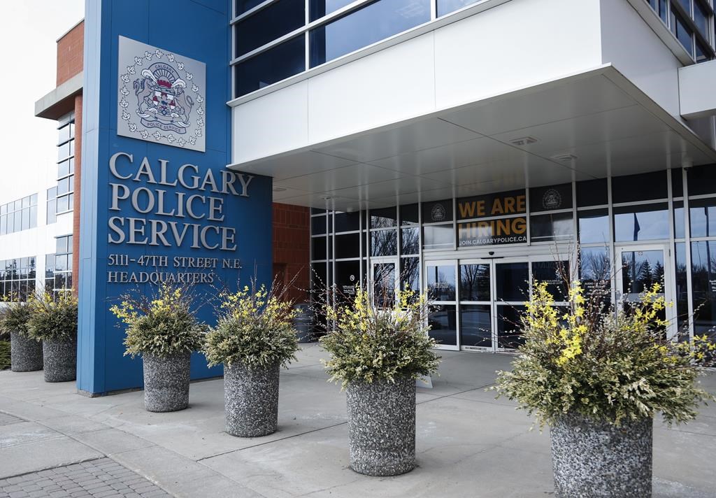 Calgary Police Service headquarters is shown in Calgary, Alta., Monday, May 6, 2019.THE CANADIAN PRESS/Jeff McIntosh.