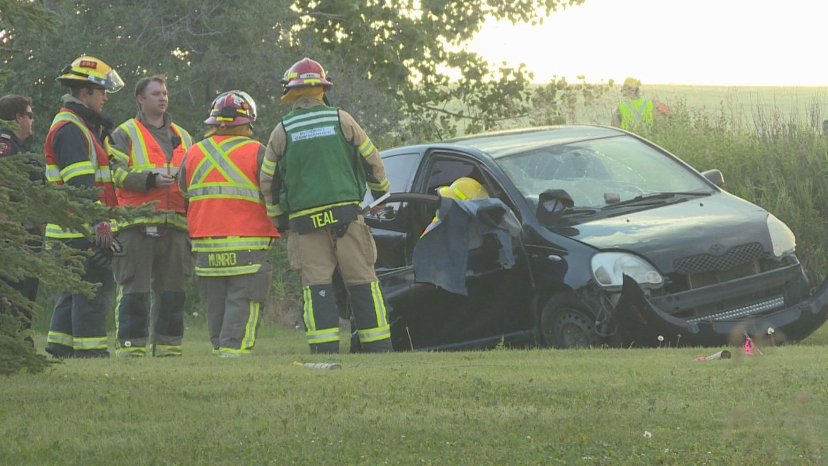 A man was airlifted to Foothills Hospital after a single-vehicle crash near Airdrie on Thursday.