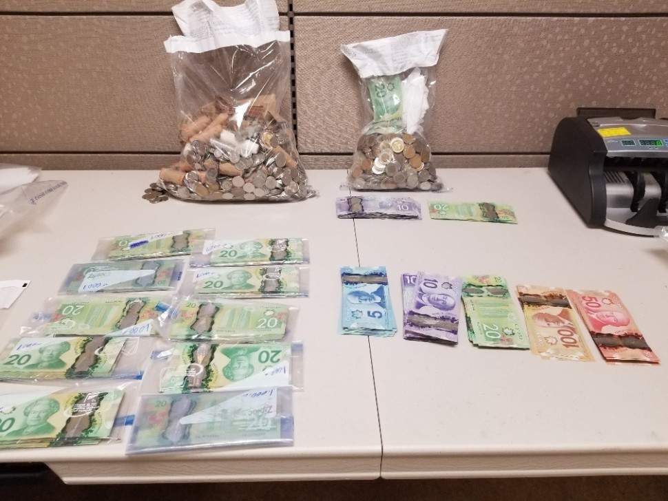 RCMP reportedly seized money found in a Richibucto-Village home.