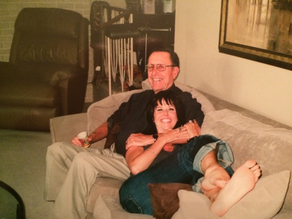Shauna Scott with father Ron Scott at their Edmonton home.