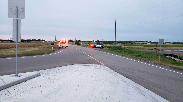 Edmonton police were called to investigate a deadly crash in the area of 195 Avenue and 18 Street on Wednesday night.