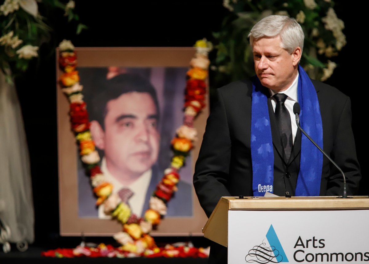 Andrew Scheer, Stephen Harper attend memorial for Calgary MP Deepak ...