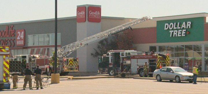 The Calgary Fire Department responded to the Dollar Tree in the 2000 block of Sunridge Way N.E. on Monday morning.