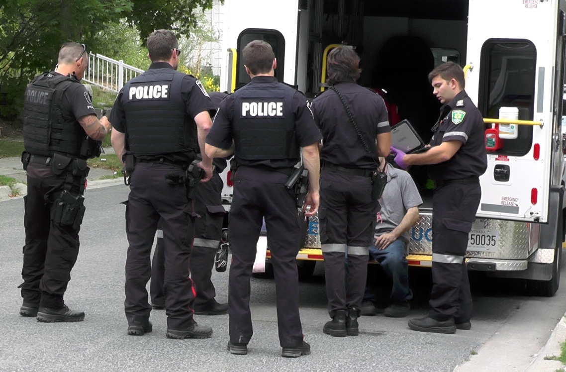 Peterborough police are investigating a reported stabbing along Dublin Street on Thursday afternoon.