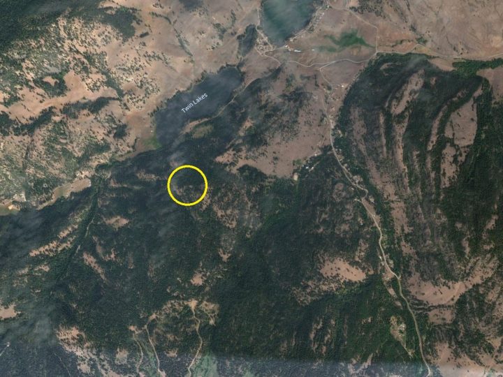 The earthquake happened roughly 18 kilometers northwest of Oliver.