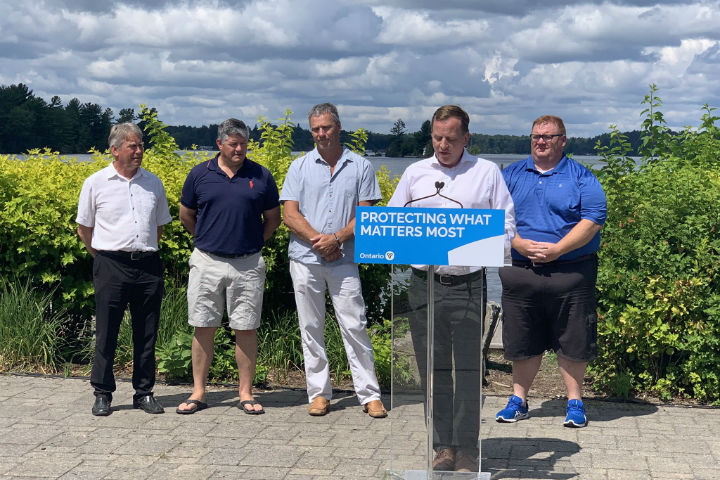Ontario's minister of  environment, conservation and parks and the Parry Sound-Muskoka MPP announced the formation of an advisory group for the Muskoka Watershed on Wednesday.