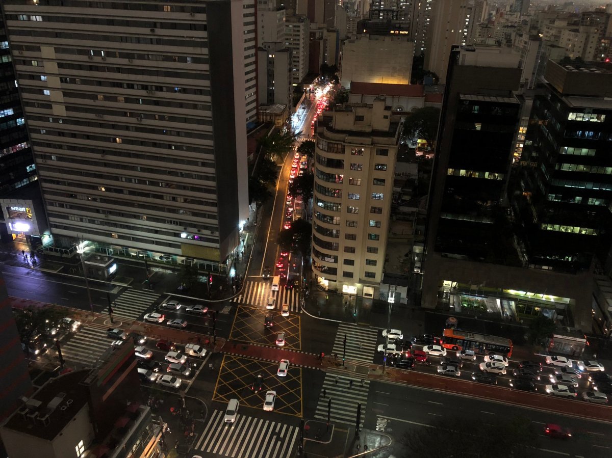 View of Paulista Avenue in Sao Paulo August 19, 2019.