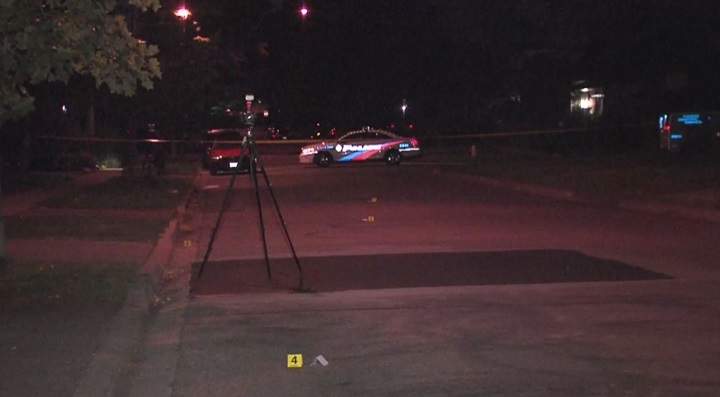 A man was injured after an overnight shooting in Etobicoke. 