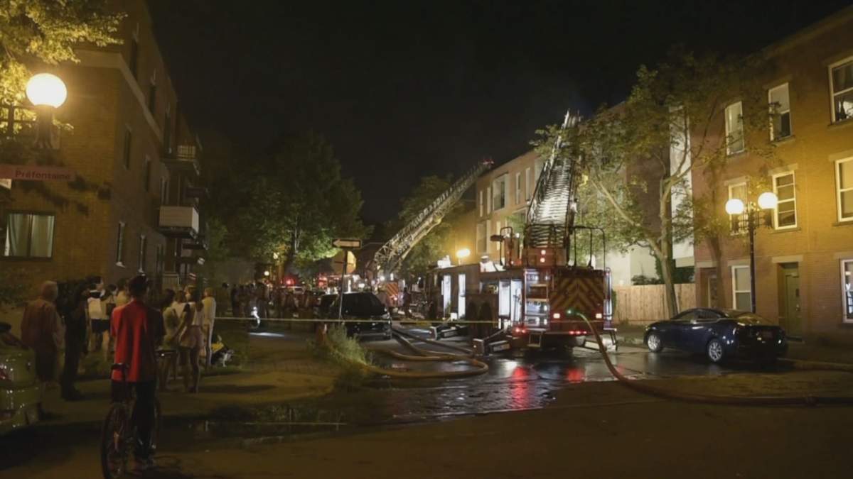 Two of the apartments reportedly suffered water damage.