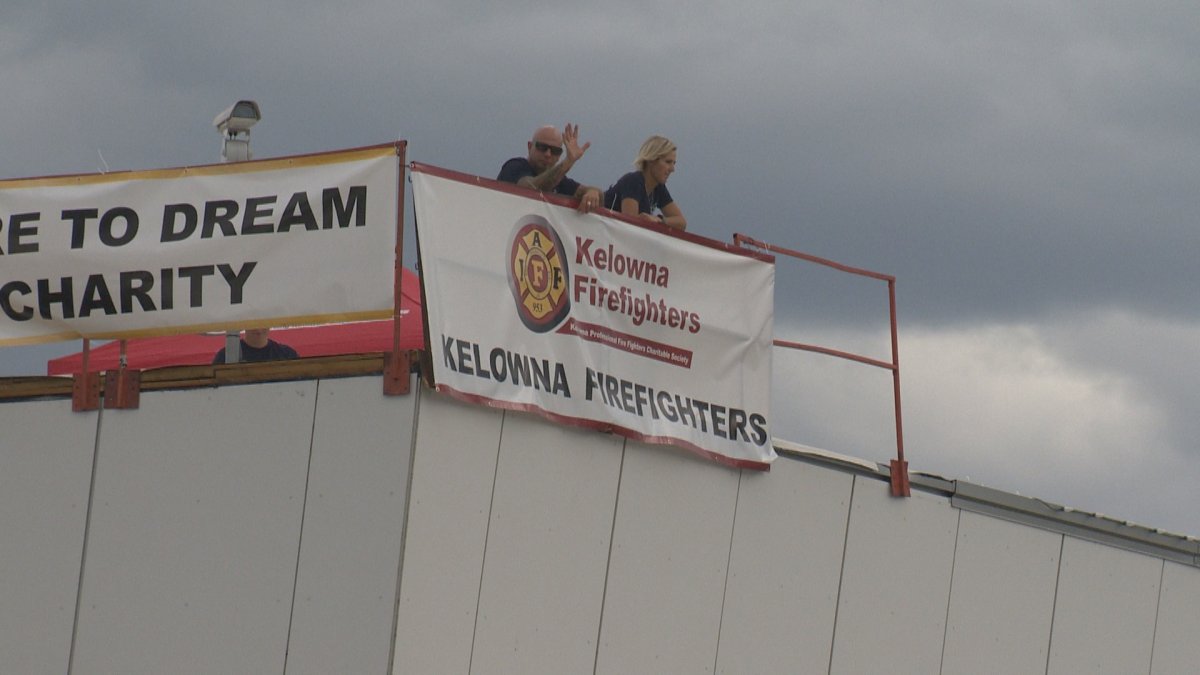 Kelowna firefighters camp out for charity - image