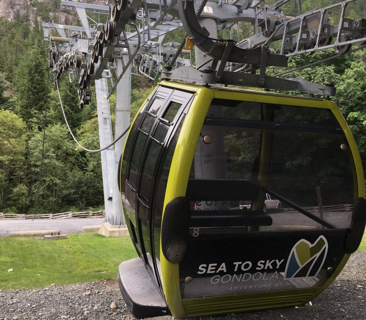 The Sea to Sky Gondola after its cable was deliberately cut on Aug. 10, 2019.