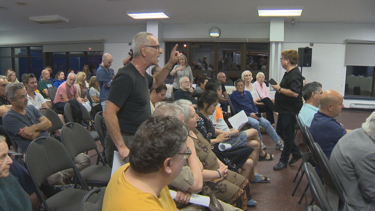 Tensions mount in Hampstead as residents try to block demolition project. 