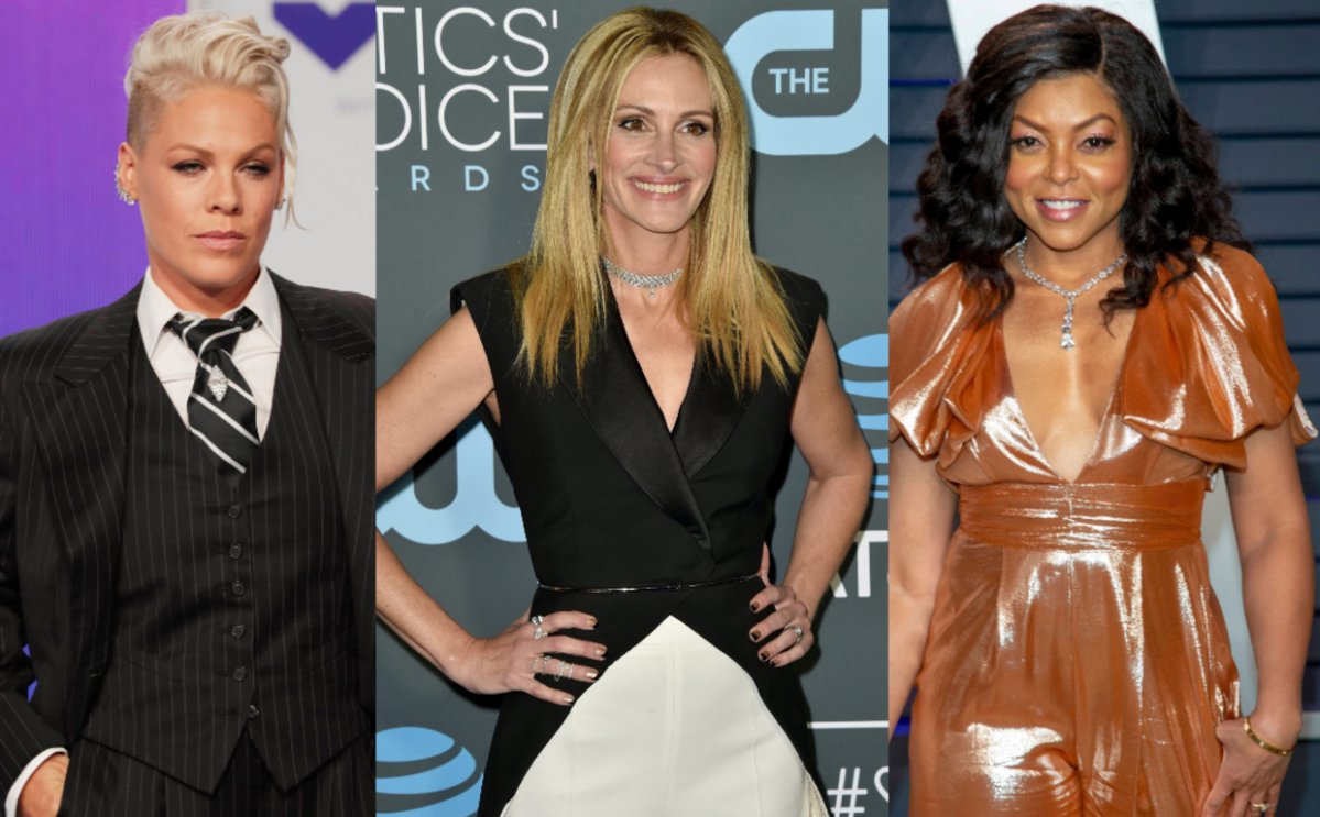 Stars like Pink, Julia Roberts and Taraji P. Henson are among the big names who shared the hoax on social media.
