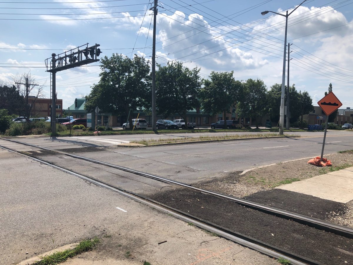 The train tracks at Edinburgh Road and Speedvale Avenue in Guelph should be fixed this weekend, the city said.
