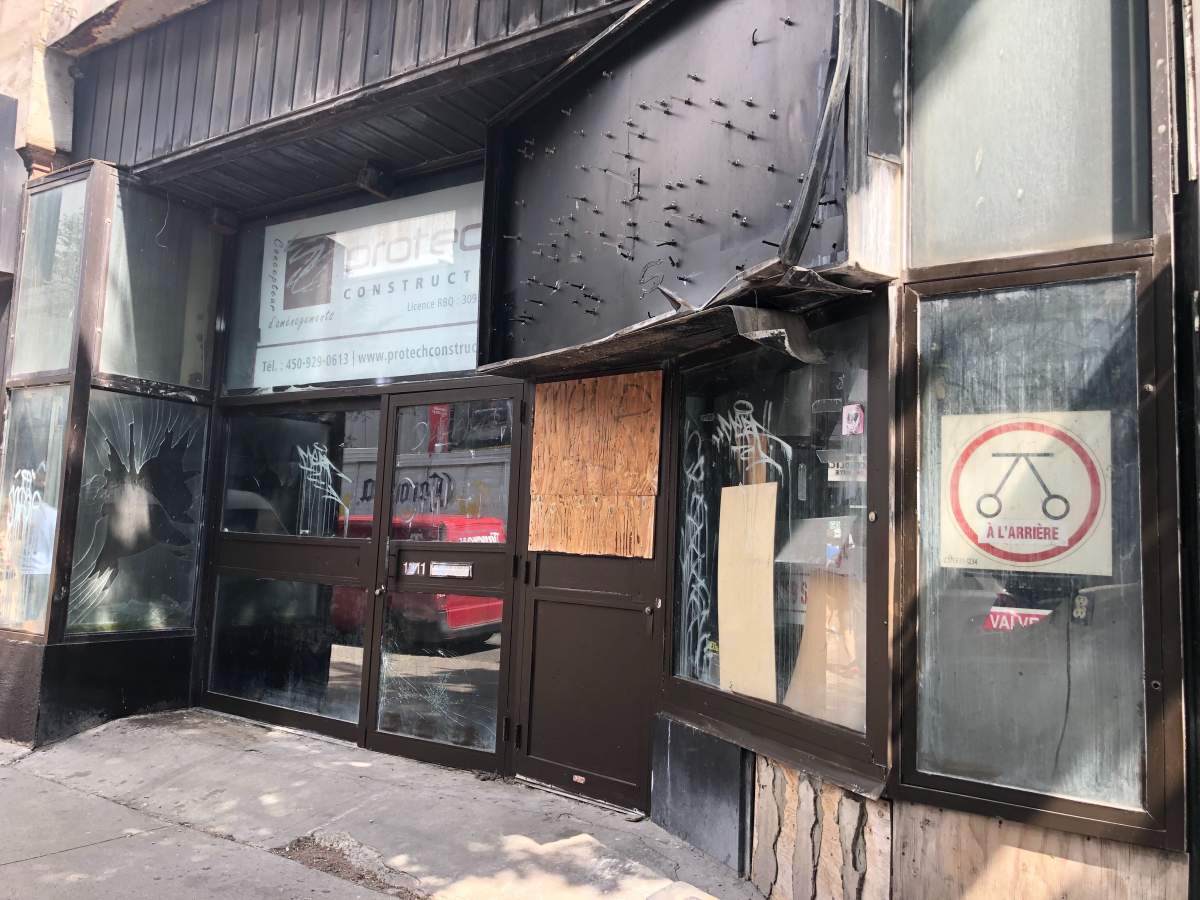 The City of Montreal held public consultations last month about the numerous empty storefront in the city.