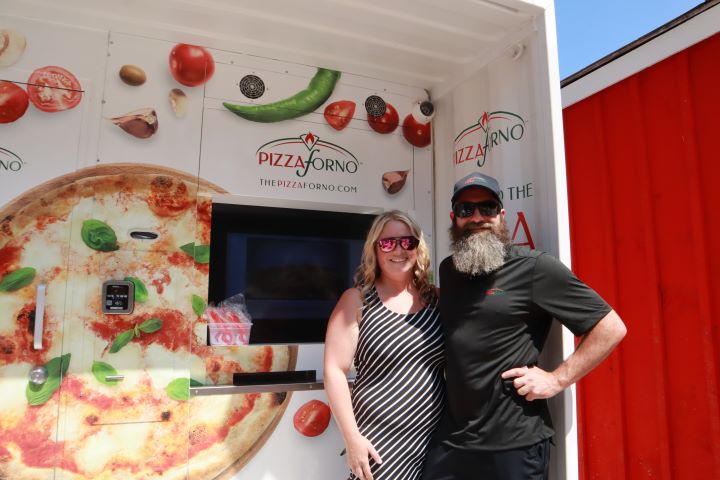 Leah and Sean Warren are PizzaForno's local licensees for the company's Wasaga Beach location.