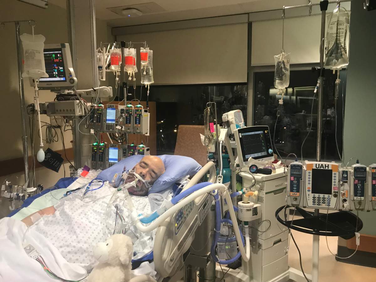 Brad Smoliak in the Mazankowski Alberta Heart Institute.