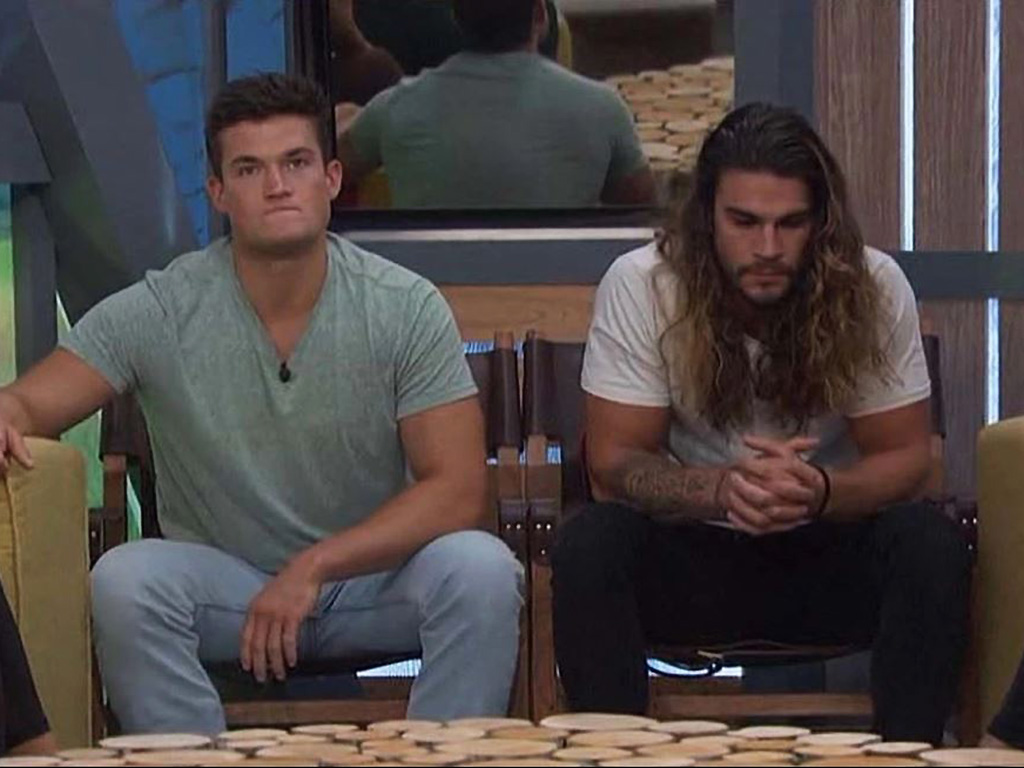 Michie (L) and Jack (R) await their fate on the 'Big Brother' block.